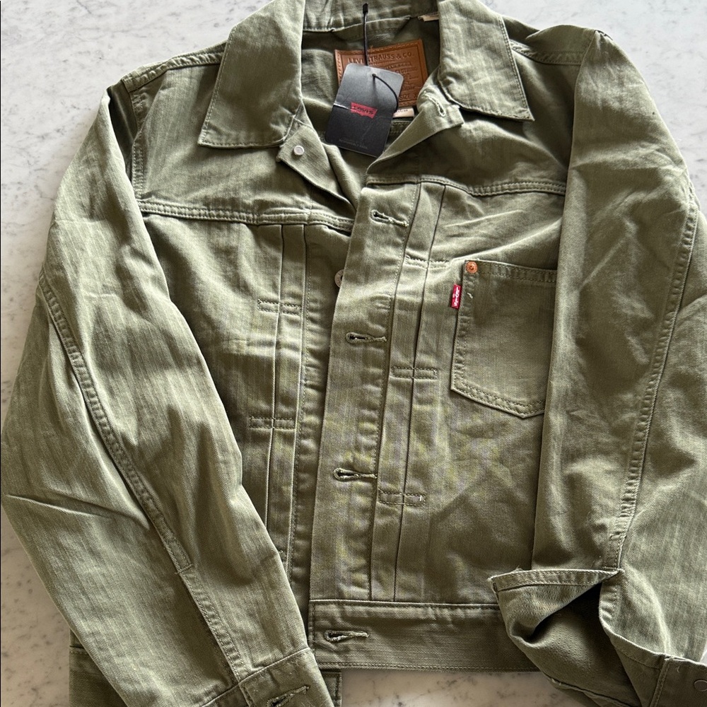 Levi's Khaki Women’s Military Jacket